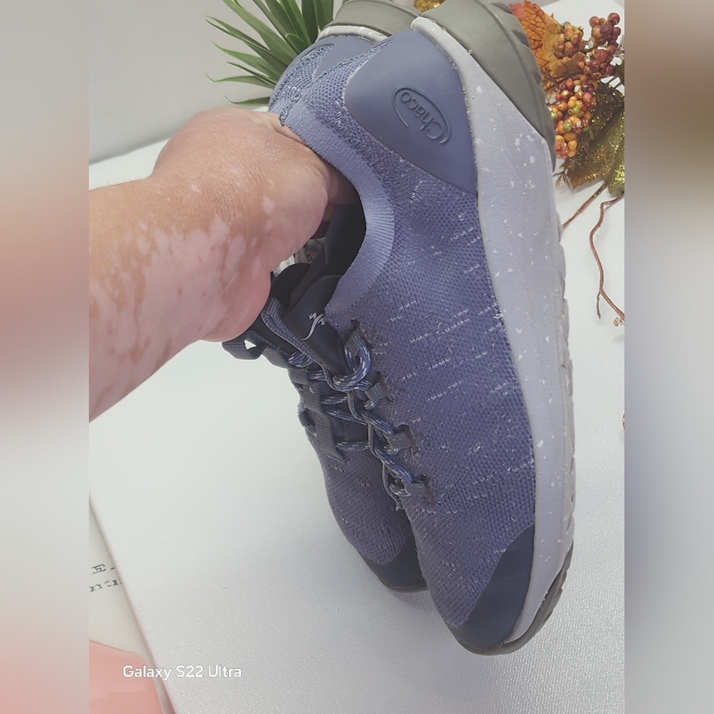 Chaco Gray and Black Athletic Shoes - Picture 4 of 8